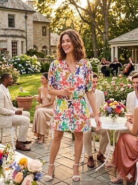 Velvet by Graham & Spencer Multicolor Floral Print Top NST Size M